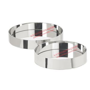 ถาดเงินชุบมาใหม่สำหรับร้านอาหารโรงแรมและถาดบาร์ถาดเสิร์ฟโลหะบนโต๊ะสำหรับตกแต่งบ้าน - Product Image 1