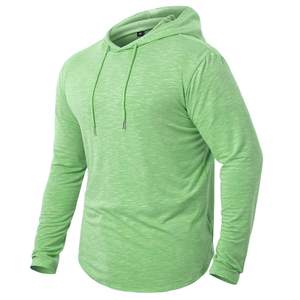 Sudadera con Capucha para Hombre, Diseño Sólido, Otoño, Compresión, Pesca, Tejido de Punto, Mangas con Estampado Personalizado - Product Image 5