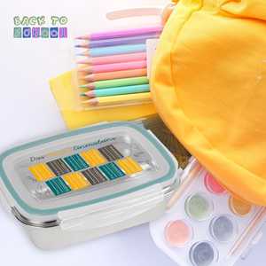 Lonchera Japonesa Bento Libre de BPA con 4 Compartimentos y Tapa de Plástico Calentable para Conservación y Almacenamiento en el Trabajo - Product Image 2