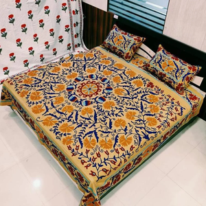 Sábana Suzani bordada colorida, Manta de algodón para colgar en la pared, colcha, funda de cama doble, manta, mantel - Product Image 6