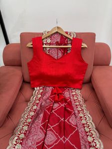 Les plus recherchés indien traditionnel exclusif Georgette Saree élégant lin nuptiale fêtes de mariage Sari séquence travail adultes indiens - Product Image 6