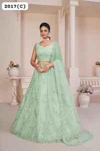 Dernier créateur de haute qualité Georgatte fil à broder séquence Saree robe pakistanaise Lehnaga Choli robe adultes en soie - Product Image 4