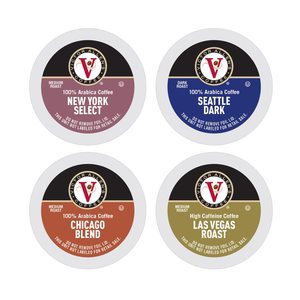 Victor Allen's Coffee Across America Variety Pack (Seattle Dark, New York Select, Chicago Blend, Las Vegas Roast), 96 Count - Product Image 2