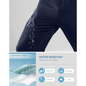 Pantalons pour hommes Pantalons de travail décontractés imprimés imperméables Pantalons pour hommes unis tricotés avec poches Smart Casual Assouplissant Motif coloré - Product Image 5