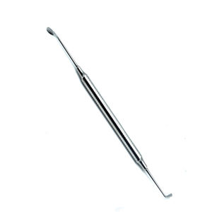 Cuchara de hueso Dental, empaquetador de injerto, 4mm, acero inoxidable, peridontal quirúrgico, CE - Product Image 1