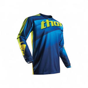 Maillot de cyclisme Thor Pulse S7 Velow Navy Lime Code 2910-3931 pour Motocross Enduro - Product Image 1