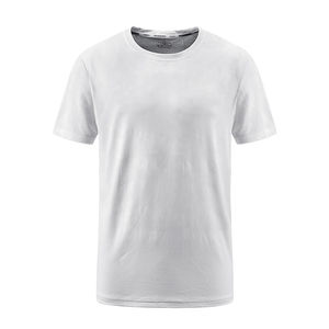 Camiseta de lana de verano con cuello en V de alta calidad para hombre, ropa para hombre, camisetas de verano de manga corta transpirables - Product Image 2
