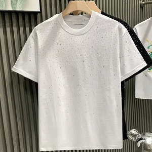 Camisetas Casuales de Verano para Hombre, 100% Algodón, Cuello Redondo, Antiarrugas, Secado Rápido, Transpirables, Manga Corta - Product Image 6