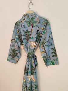 Batas de Algodón para Mujer, Estilo Kimono, para Safari en la Jungla, Chaqueta para el Té de la Mañana, Bata de Algodón para Damas de Honor, Bata de Verano, Bata de Baño, Regalo - Product Image 6