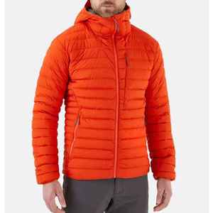 Veste matelassée en duvet à col montant pour hommes avec coupe-vent manches d'hiver grande taille Service OEM - Product Image 6