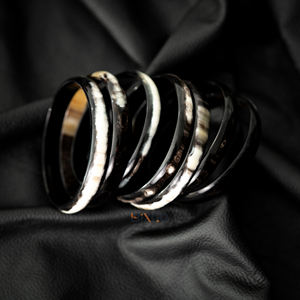 Pulseras de Cuerno de Búfalo Natural Pulido de Diseño Bohemia, Brazaletes Negros de Lujo Hechos a Mano en Vietnam, Venta al por Mayor de Moda Personalizada - Product Image 1