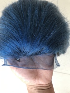 High Quality 10A Grade Unprocessed Cuticle Aligned Indian <b>Body</b> <b>Wave</b> 4X4 Lace Closure Full Density Sky Blue Human Hair Extension - Product Image 6
