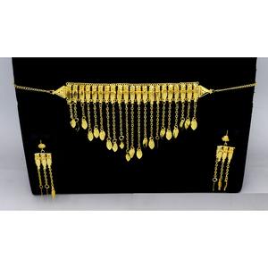 Collar de Diseño con Estrella Chapada en Oro Árabe de Lujo para Mujer, Estilo Dubái, Joyería Nupcial Islámica Africana de Oriente Medio - Product Image 2