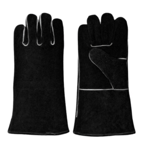 Gants longs en cuir de vachette pleine fleur, robustes, respirants et durables, avec manchette de sécurité pour le soudage, la lutte contre les incendies, la construction et l'usage industriel - Product Image 5