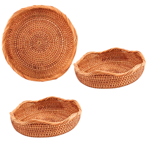 Produit chaud PANIER EN ROTIN pour exposer des fleurs et des plantes apportant une touche de nature dans votre décoration intérieure sans effort - Product Image 1