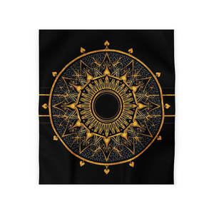 Housse de couette en lin Aurelius Nocturne, literie de luxe brodée et imprimée pour la maison et les hôtels - Disponible en tailles simple, queen, king, double, twin - Product Image 5