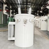 Transformador de Distribución Monofásico de Poste, Tipo II0/II6, de 10 Kv/480V y 167kVA, con Aceite, de Cobre y Aluminio, Marca ZhongShao