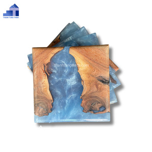 Moule de caboteur de résine de sous-verres en bois époxyde durable d'article chaud pour l'artisanat de résine de l'usine du Vietnam pour des grossistes - Product Image 1