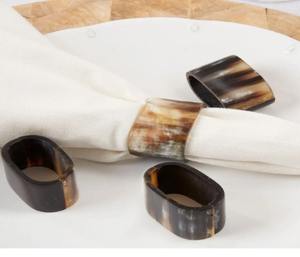 Servilletero de cuerno de búfalo más nuevo, perfecto para el hogar, restaurante, hoteles, elegante decoración de mesa de cuerno de vaca - Product Image 3