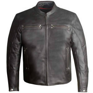 Chaqueta de Cuero Unisex de Invierno de Último Diseño con Cuello Alto, Logotipo Personalizado en la Parte Delantera, Transpirable y de Secado Rápido - Product Image 5