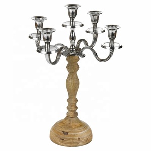 Chandelier en aluminium vintage, décoration de maison, fait à la main, 3 bougeoirs, décoration de maison - Product Image 5