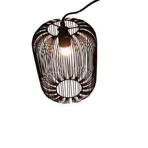 Lámpara de luz colgante de Metal negro de mejor precio, de lado medio para oficina en casa, Hotel, uso interior, fácil instalación en el techo, Material de hierro - Product Image 6