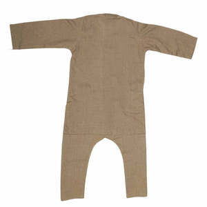 Traje Shalwar Bordado para Niños - Beige - Product Image 4