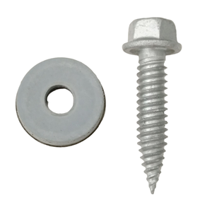 Tornillo Autorroscante Bimetálico de Acero Inoxidable A2 de 16 mm con Arandela de Sellado de Goma EPDM - Product Image 1
