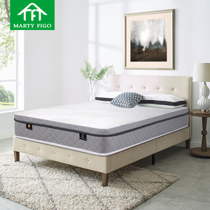 Colchón de muelles Bonnell de espuma viscoelástica para hotel de 5 estrellas de 10 pulgadas, tela de punto de látex de alta calidad, tela antideslizante - Product Image 4