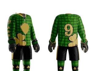 Uniforme personalizable de hockey sobre hielo para hombre superventas con características antideslizantes peso ligero totalmente al por mayor - Product Image 1