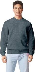 Sudadera de algodón pesado de gran tamaño para hombre con logotipo personalizado, cuello redondo, hombros caídos, ropa de calle, Jersey informal - Product Image 6