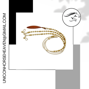 ROYAL INTERNATIONAL - Equipo de Equitación con Logotipo Personalizado, Diseño de Equipo Ecuestre al por Mayor, Riendas Trenzadas Romal, Arnés para Caballo, Color Castaño - Product Image 2