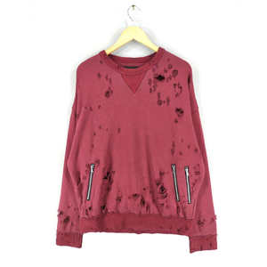 Sudadera con Cuello Redondo y Diseño Desgastado, Fabricante Mayorista, Logotipo Personalizado, Corte Regular, 100% Algodón, Forro Polar, Sudadera con Capucha para Invierno - Product Image 1