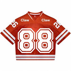 เสื้อเจอร์ซีย์ฟุตบอลอเมริกันแบบคลาสสิกเสื้อฟุตบอลสตรีทระบายอากาศได้ดีเสื้อทีม - Product Image 2