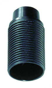 Portalampada E14, nero, corpo filettato M10-100, 250V 2A (Solera 6584CRN) - Product Image 1