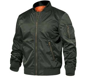 Veste de bombardier d'hiver de haute qualité pour hommes à bas prix conception personnalisée logo avant brillant séchage rapide antibactérien respirant - Product Image 1