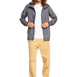 Vente d'usine, veste coupe-vent en toile unie pour homme, couleur personnalisée, logo sur le devant, respirante, nouveau style, design de rue, hiver 2026 - Product Image 2