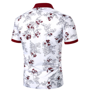 Hombres de alta calidad 100% algodón Golf patrón sólido bordado transpirable tejido de punto para la cantidad personalizada para la camisa Polo - Product Image 2