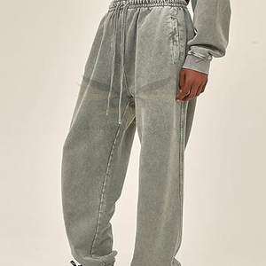 Hot Selling Fashionable Slim Fit <b>Men</b> Acid Wash <b>Sweat</b> <b>Pants</b> Casual Wear Comfortable Acid Wash <b>Sweat</b> <b>Pants</b> - Product Image 4