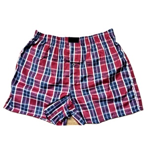 Pantalones cortos a cuadros de verano con logotipo personalizado para hombre, Bóxer tejido de algodón 100%, cintura elástica a cuadros de talla grande - Product Image 2