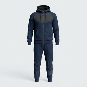 High Quality Fashion Wear Zip up Jacket Pants Jogging Suit Oversized Casual Pullover Tracksuit Men's outerwear <b>set</b> <b>Knitted</b> - Product Image 2