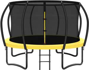 <span class=keywords><strong>Trampoline</strong></span> d'extérieur géant pour enfants, homologué ASTM, avec filet de sécurité et échelle, disponible en tailles 8FT, 10FT, 12FT, 14FT, 16FT - Product Image 3