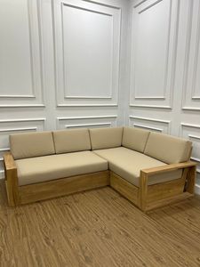 Juego de sofás modernos con cojín de madera de teca de alta calidad para muebles de interior o exterior - Product Image 3