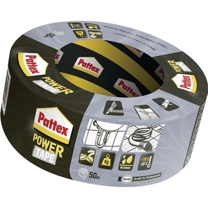 แพทเท็กซ์ เทปพาวเวอร์สีเทาเงิน ขนาดกว้าง 50 มม. x ยาว 50 ม. เทปผ้าสำหรับสำนักงาน - Product Image 1