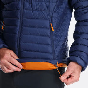 Veste matelassée légère et imperméable, coupe-vent, col montant, fermeture à glissière respirante pour les activités de plein air. - Product Image 3