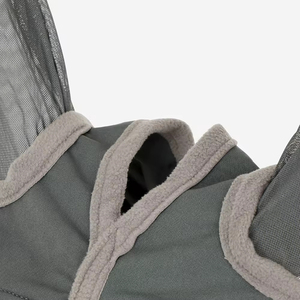 หน้ากากกันแมลงสำหรับม้า มีหลายสีและดีไซน์ อุปกรณ์ขี่ม้าแบบกำหนดเองสำหรับการแข่งขัน ระบายอากาศได้ดีและปกป้องหน้าม้า - Product Image 5