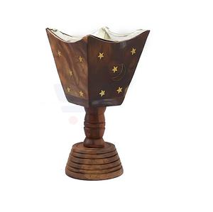 Brûleur d'encens en bois de qualité supérieure, forme de cône, finition personnalisée, Mabkhara pour fournisseur en gros en Inde - Product Image 3