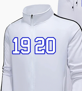 Ensemble survêtement deux pièces pour femmes Zeta Phi Beta Sorority 1920, sweat-shirt brodé et pantalon de jogging, bleu royal, molleton grec - Product Image 6