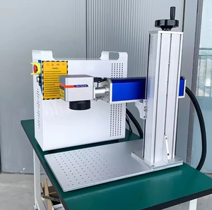 Nouvelle machine de marquage des métaux laser CO2-Mini portique fendu Type PLT pris en charge le fonctionnement en mode pulsé pour l'industrie de la publicité - Product Image 1