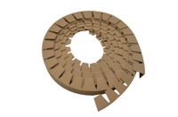 Machine de fabrication de coins de protection en papier kraft en forme de L, populaire en Inde, en Russie, en Turquie et au Mexique, 0 à 40 mètres par minute